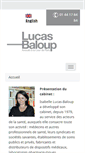 Mobile Screenshot of lucas-baloup.com